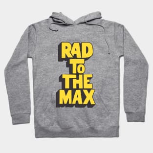 Rad to the Max in Yellow Back and Blue Hoodie